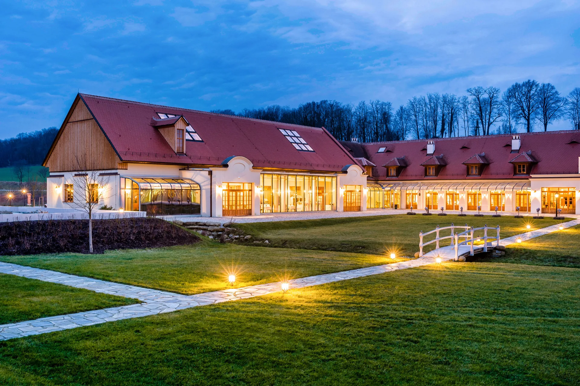 Festsaal in Schloss Thalheim — ehemalige Reithalle