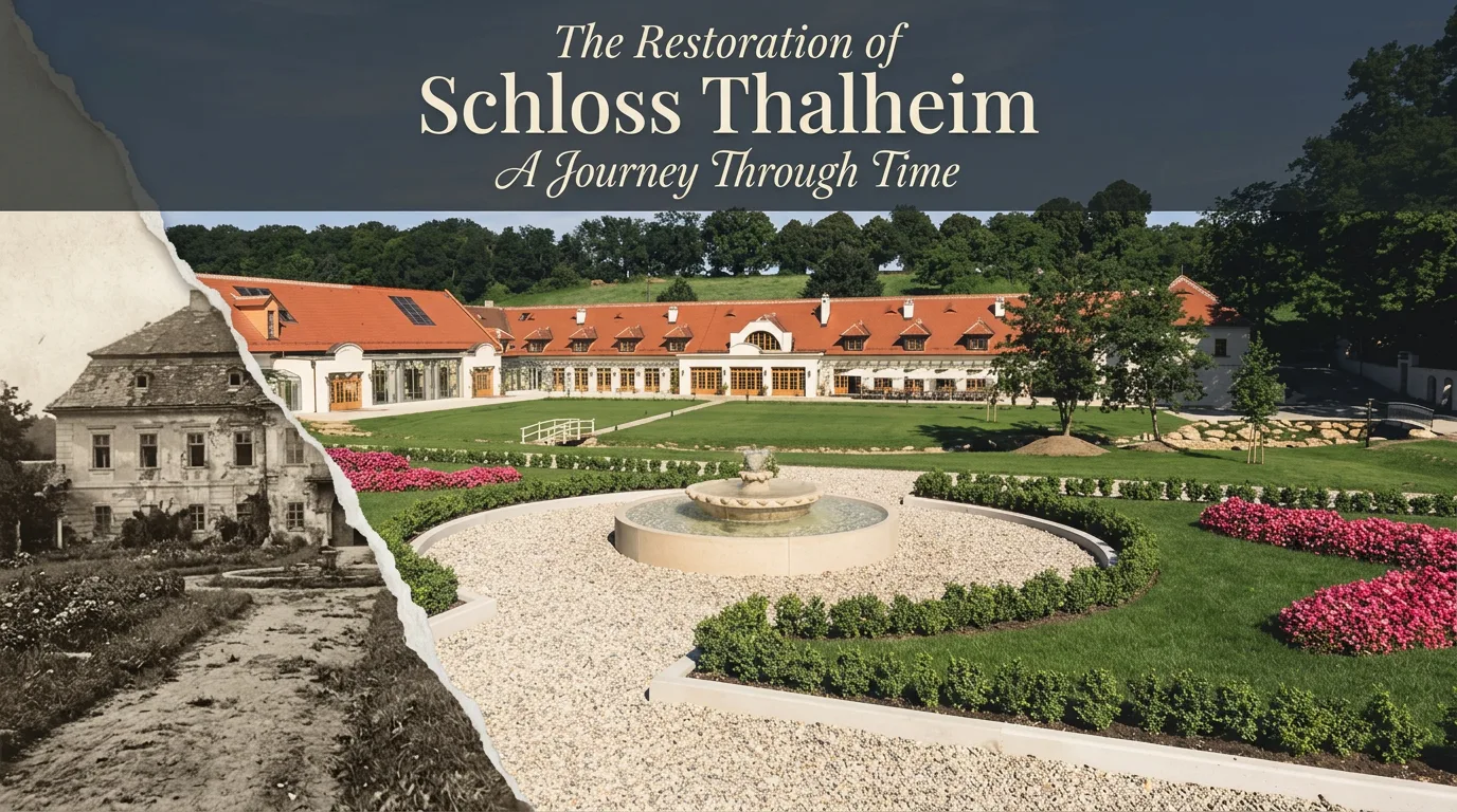 Restoration of Schloss Thalheim — historic castle fabric preserved during renovation