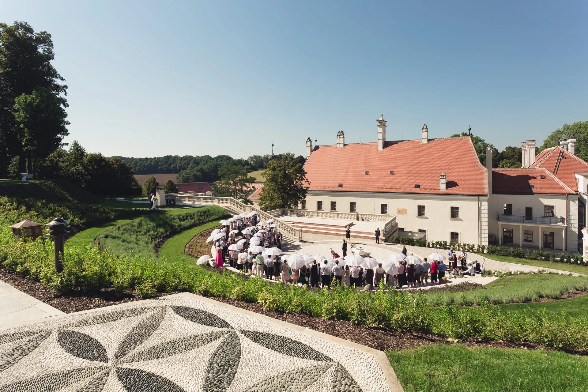 Schloss Thalheim Barockgärten und Amphitheater — 7 Hektar Privatgelände